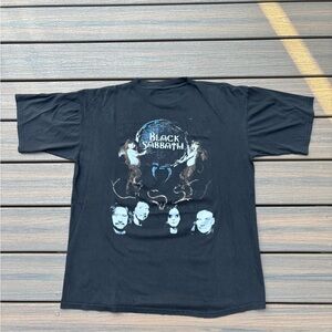 VTG Black Sabbath Pantera Korn Rob Zombie 4 in 1 Black Concert Band T Shirt XL